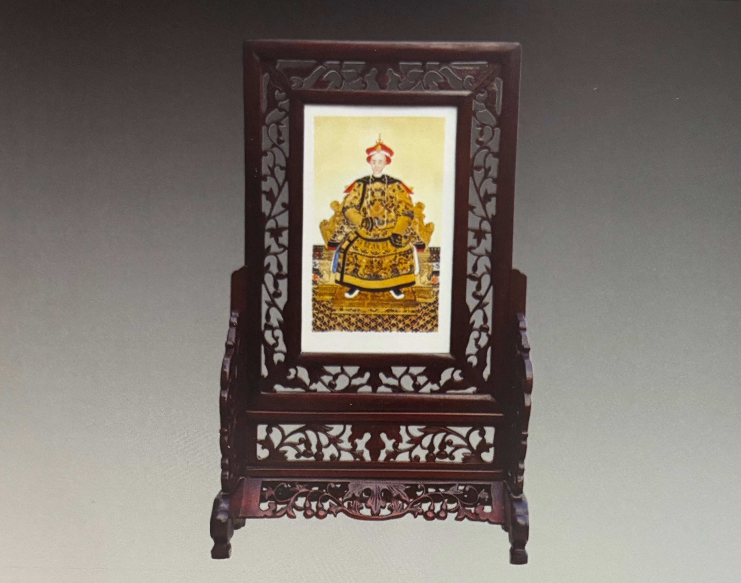 皇宫用瓷-皇帝瓷板画像