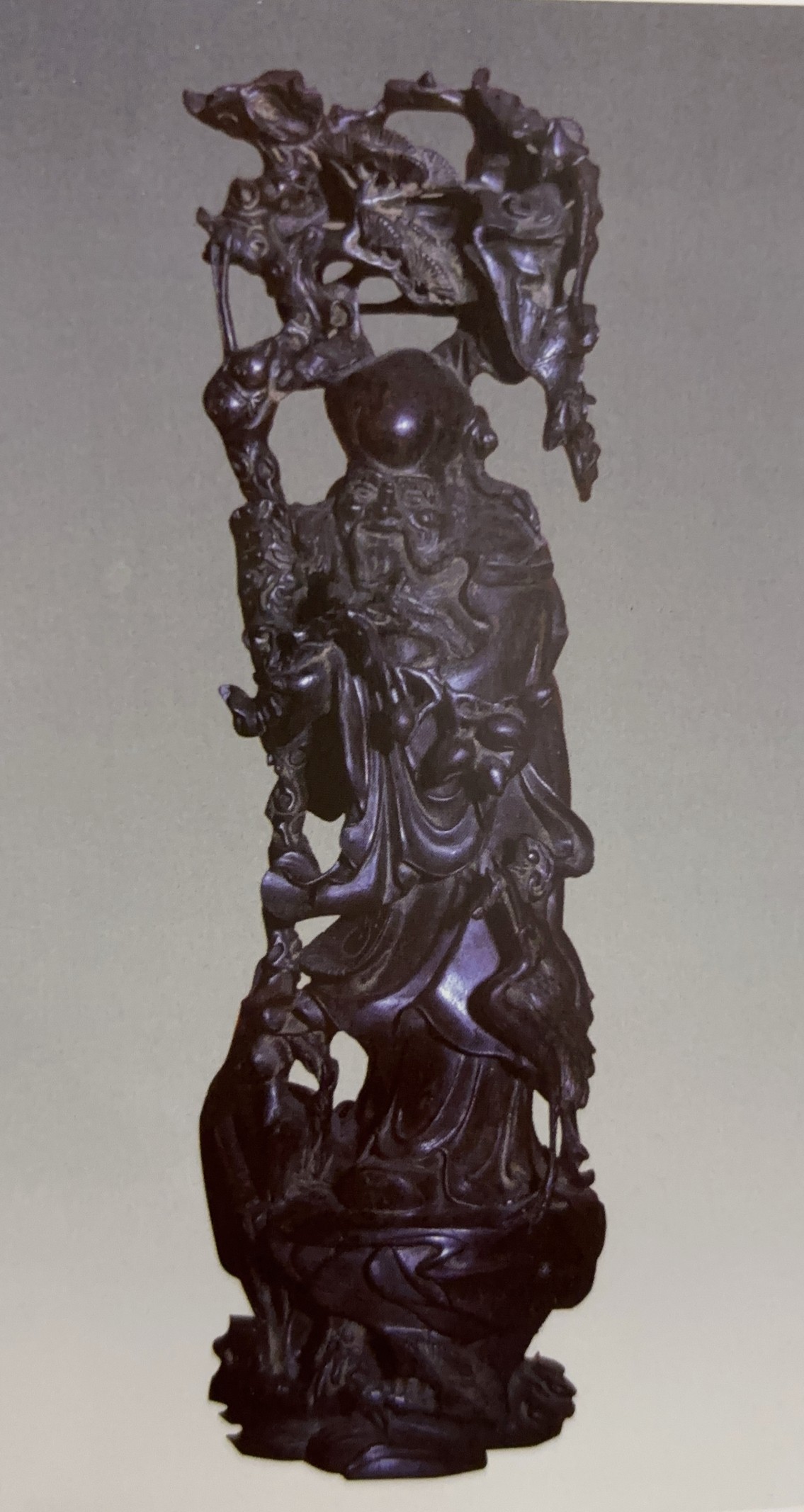 清代 木雕寿星