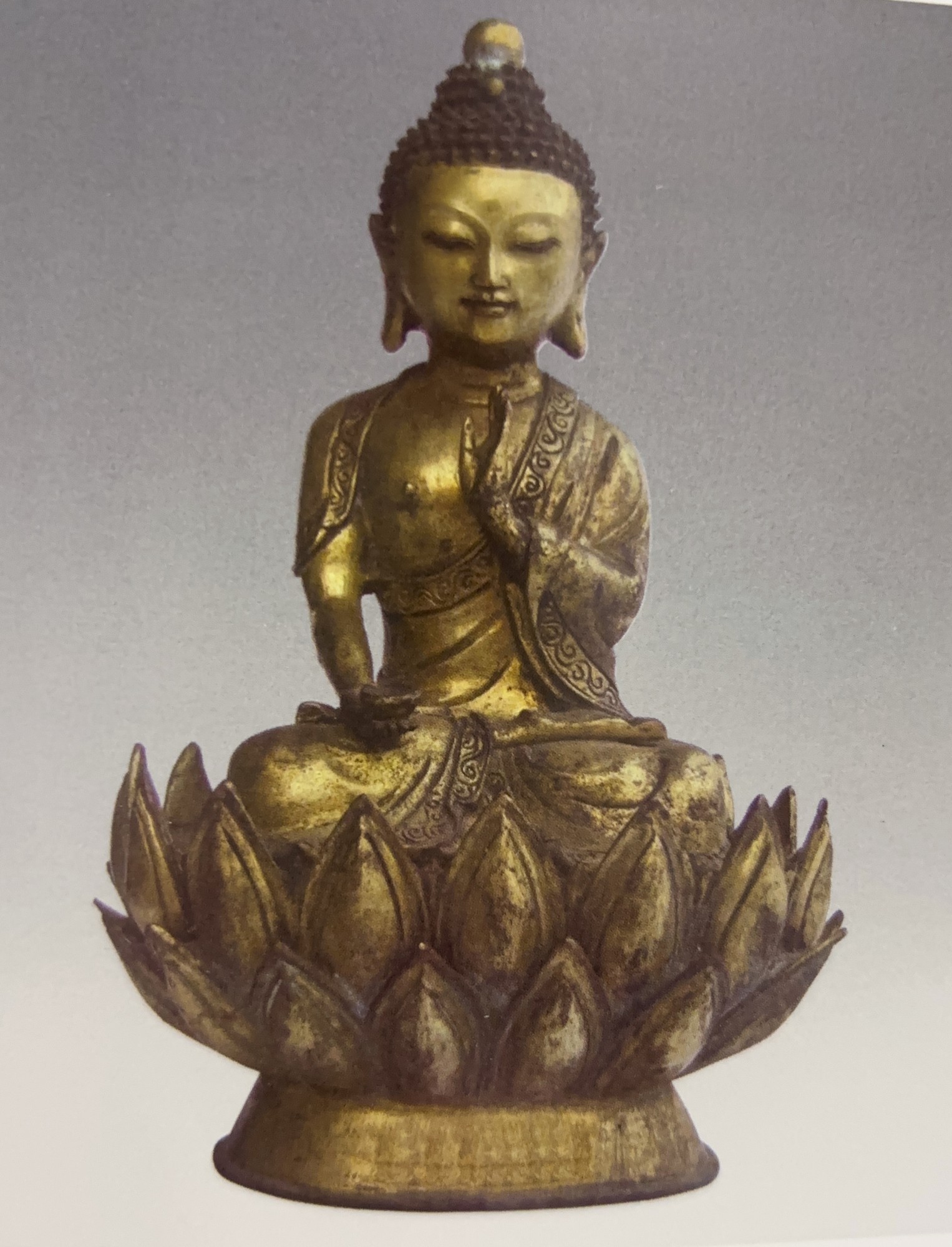 清代 鎏金佛像