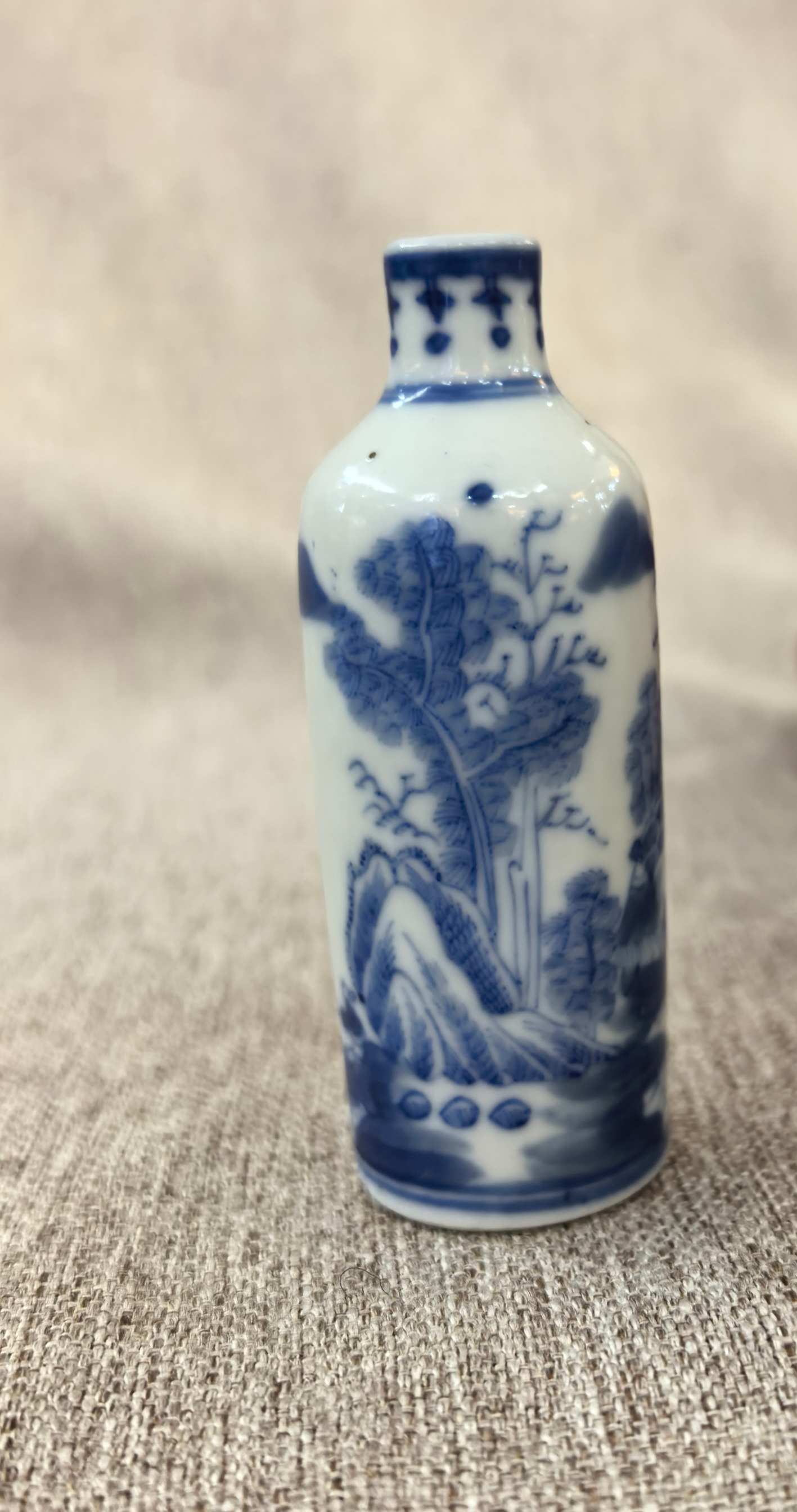 清 山水人物鼻烟壶